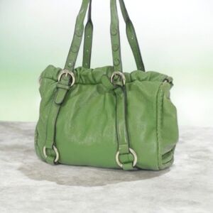 Green Leather Women's Bag